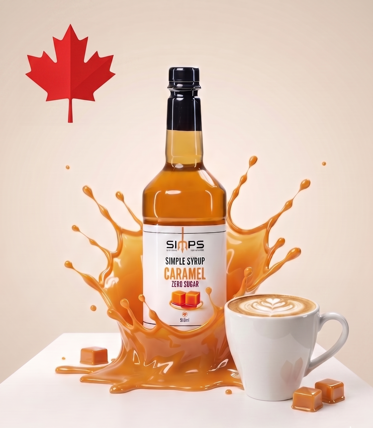 Sirop Simps - Caramel Zéro Sucre