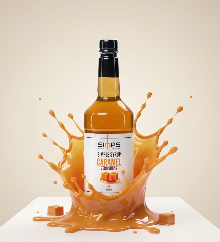 Sirop Simps - Caramel Zéro Sucre