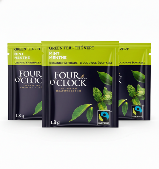 Four O Clock (bio équitable) - Thé vert menthe (80 sachets)