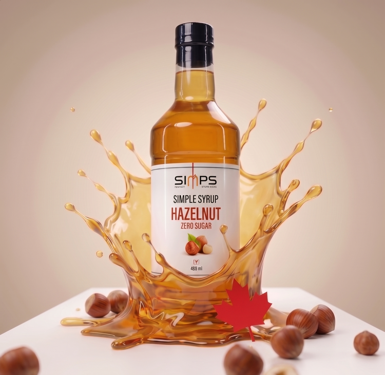 Sirop Simps - Noisette Zéro Sucre
