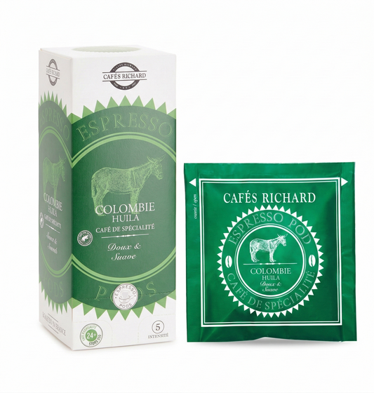 Café pods Richard - Colombie Huila (25 dosettes)
