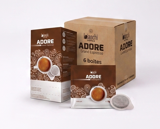 Dosettes ESE Bianchi Adore Grand Espresso – Bianchi Adore Grand Espresso ESE coffee pods | Di Napoli Caffè