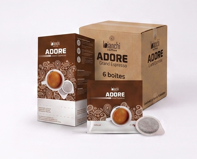Dosettes ESE Bianchi Adore Grand Espresso – Bianchi Adore Grand Espresso ESE coffee pods | Di Napoli Caffè