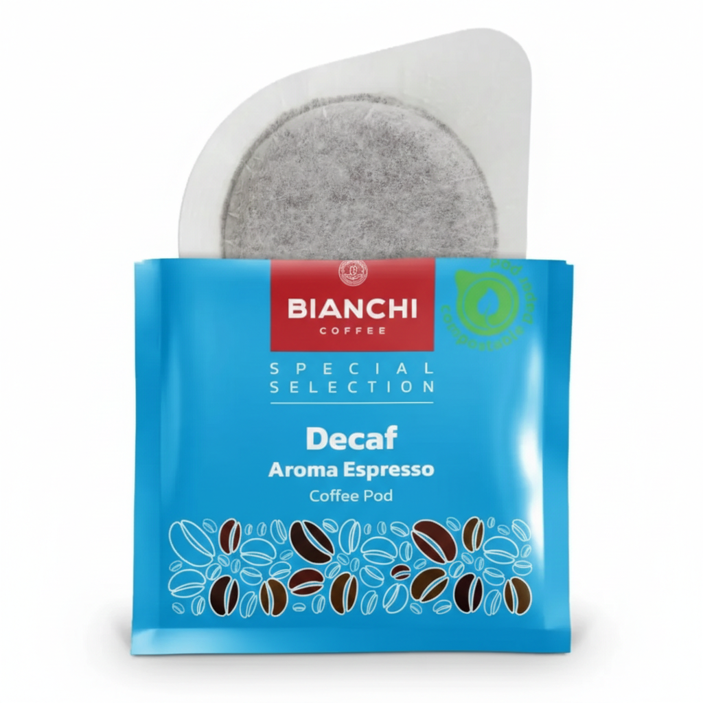 Dosette ESE Bianchi Aroma Espresso décaféiné – Bianchi Aroma Espresso decaf ESE coffee pod | Di Napoli Caffè