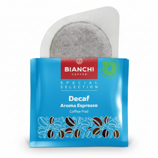Dosette ESE Bianchi Aroma Espresso décaféiné – Bianchi Aroma Espresso decaf ESE coffee pod | Di Napoli Caffè