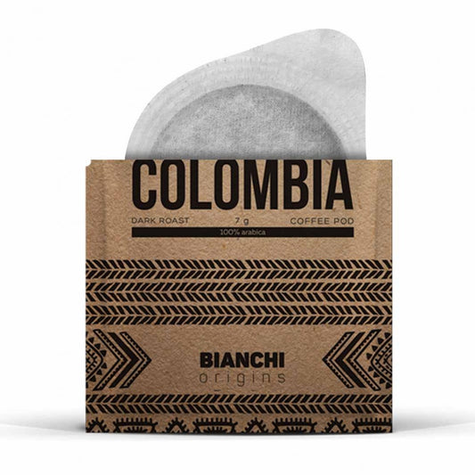 Dosette ESE Bianchi Origins Colombia 100 % arabica – Bianchi Origins Colombia ESE coffee pod | Di Napoli Caffè