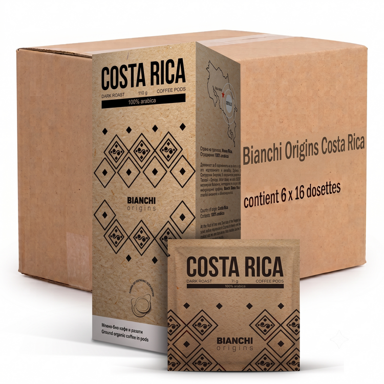 Dosettes ESE Bianchi Origins Costa Rica – Bianchi Origins Costa Rica ESE coffee pods | Di Napoli Caffè