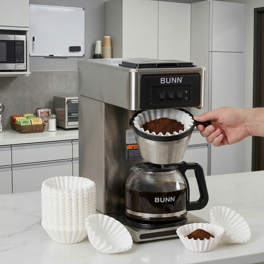 Filtres à café papier pour cafetière BUNN 1000 unités – BUNN coffee paper filters 1000 count | Di Napoli Caffè