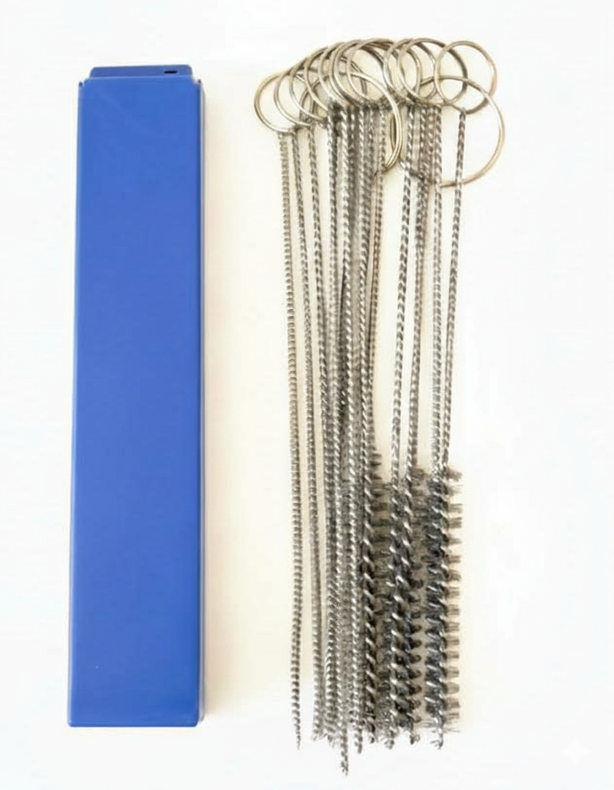Kit de brosses nettoyage mousseur à lait – Milk frother steam wand cleaning brush kit | Di Napoli Caffè