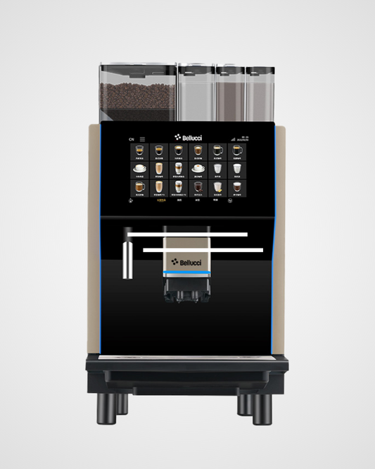 Machine à café automatique Bellucci Caffè Bar pour bureau – Bellucci Caffè Bar bean to cup office coffee machine | Di Napoli Caffè