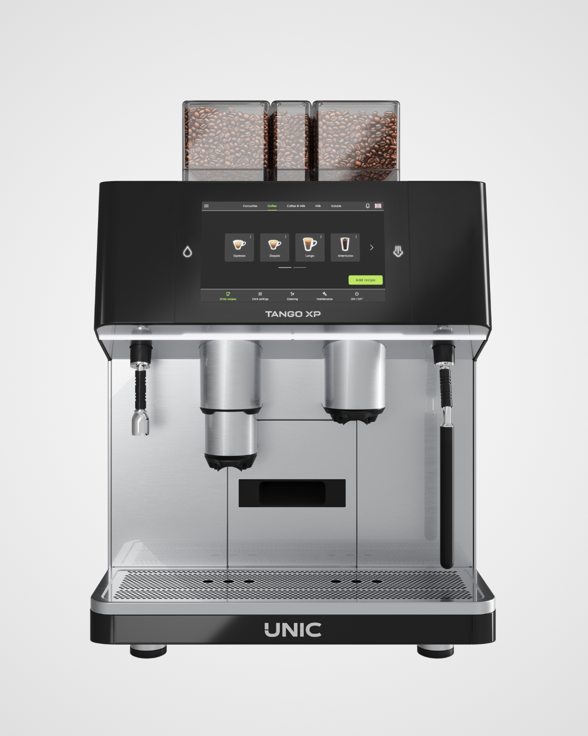 Machine à café automatique Unic Tango XP 2 groupes location bureau – Unic Tango XP 2 group automatic coffee machine office rental | Di Napoli Caffè