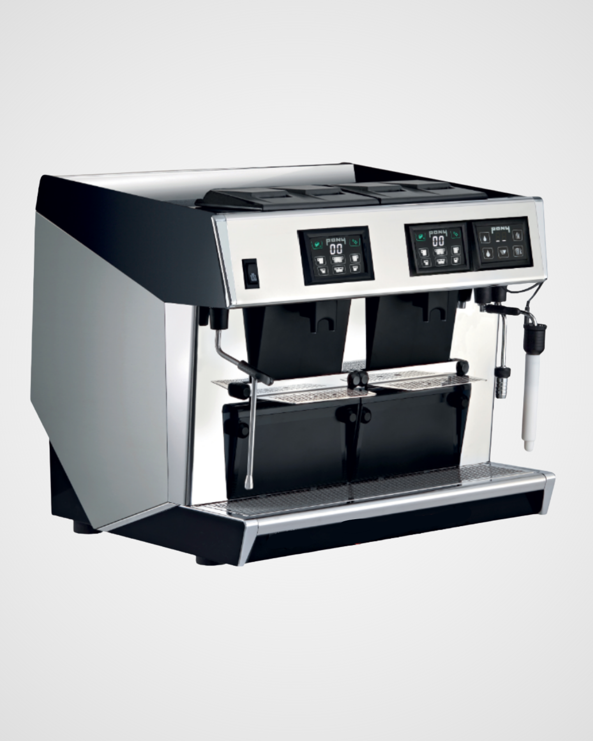 Machine espresso professionnelle Pony 4 dosettes ESE 2 groupes – Pony 4 ESE pod 2 group commercial espresso machine | Di Napoli Caffè