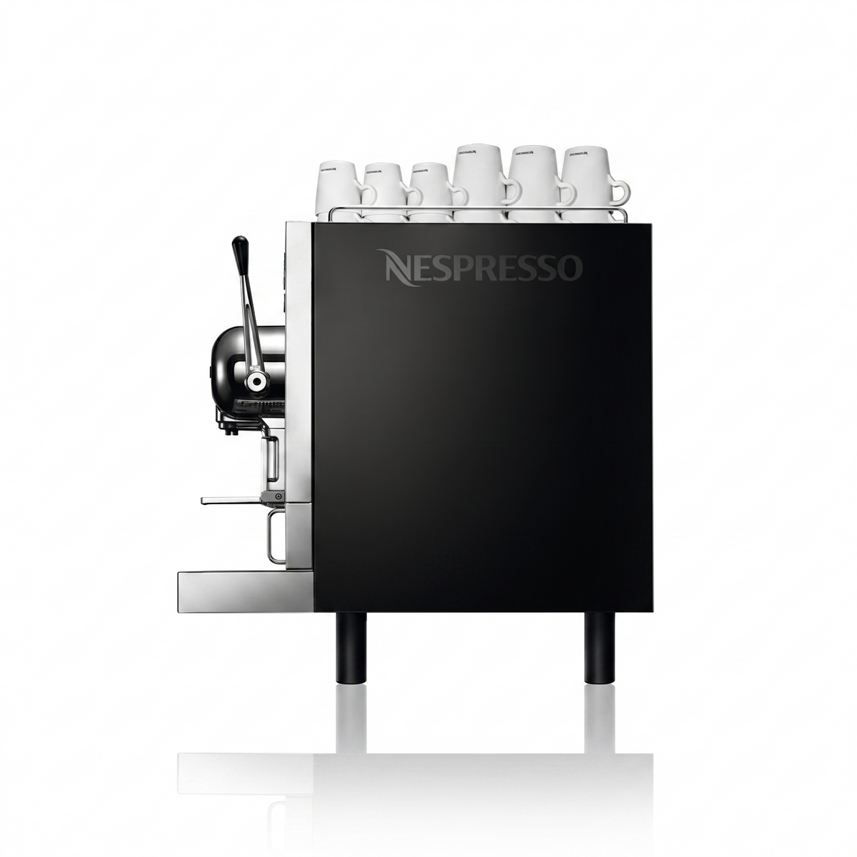 Machine Nespresso Aguila 220 vue de profil – Nespresso Aguila 220 side view | Di Napoli Caffè