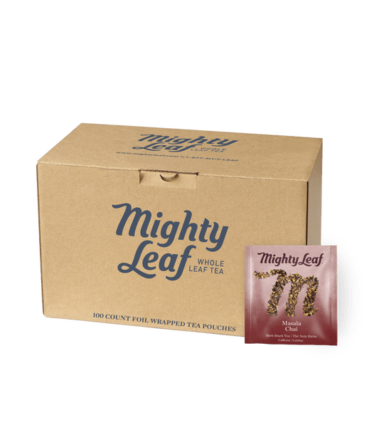 Mighty Leaf — Thé chai masala, caisse de 100 sachets