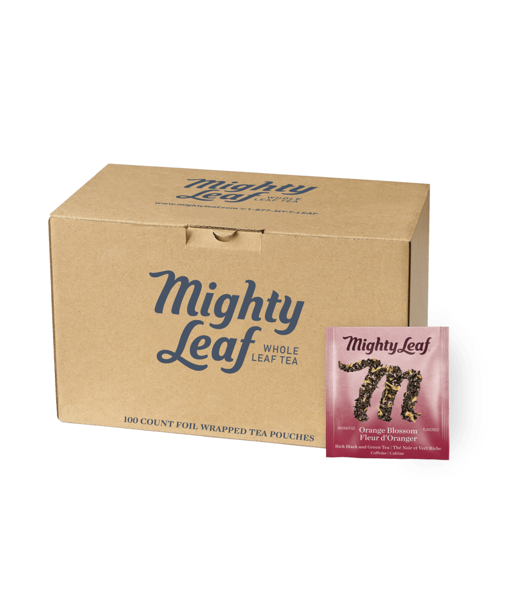 Mighty Leaf — Thé fleur d'oranger, caisse de 100 sachets