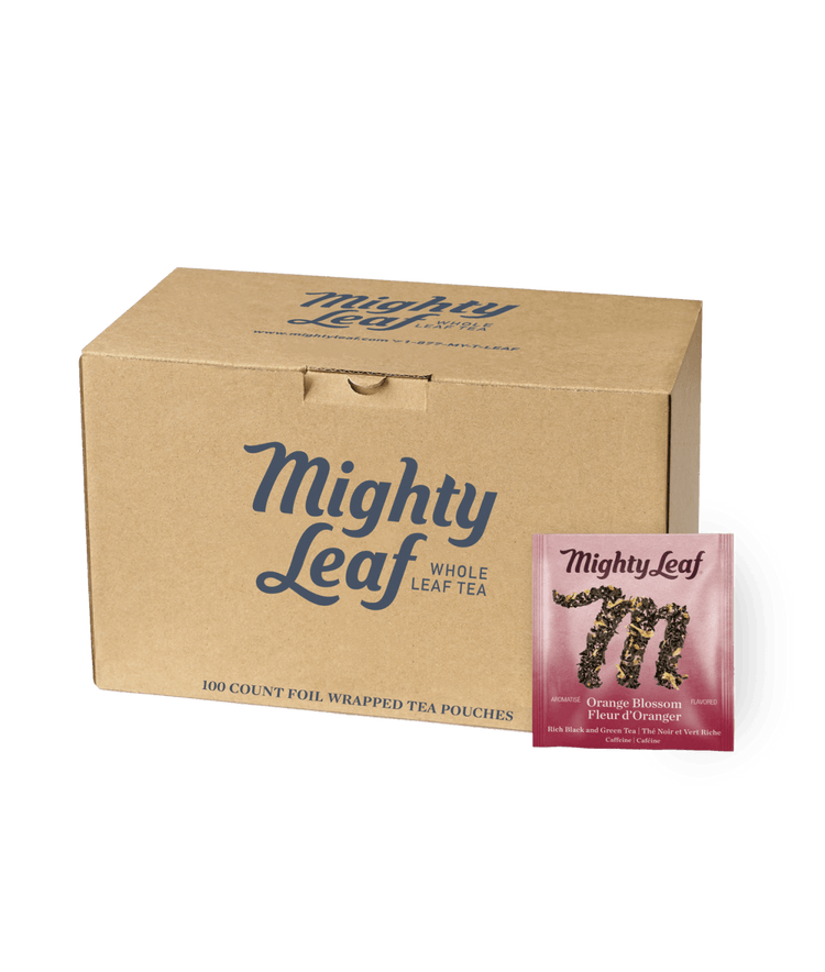 Mighty Leaf — Thé fleur d'oranger, caisse de 100 sachets
