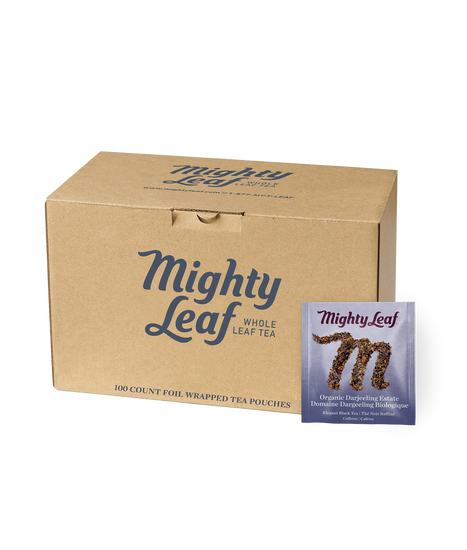 Mighty Leaf — Thé noir Darjeeling Choice Estate, caisse de 100 sachets