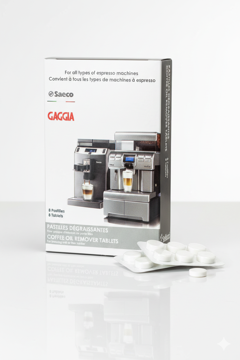 Pastilles dégraissantes machine espresso Saeco Gaggia – Espresso machine degreasing tablets | Di Napoli Caffè