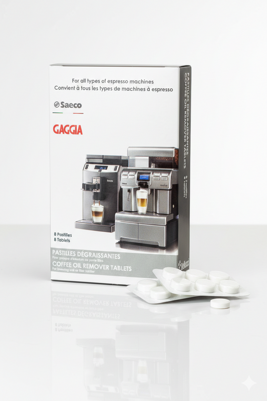 Pastilles dégraissantes machine espresso Saeco Gaggia – Espresso machine degreasing tablets | Di Napoli Caffè