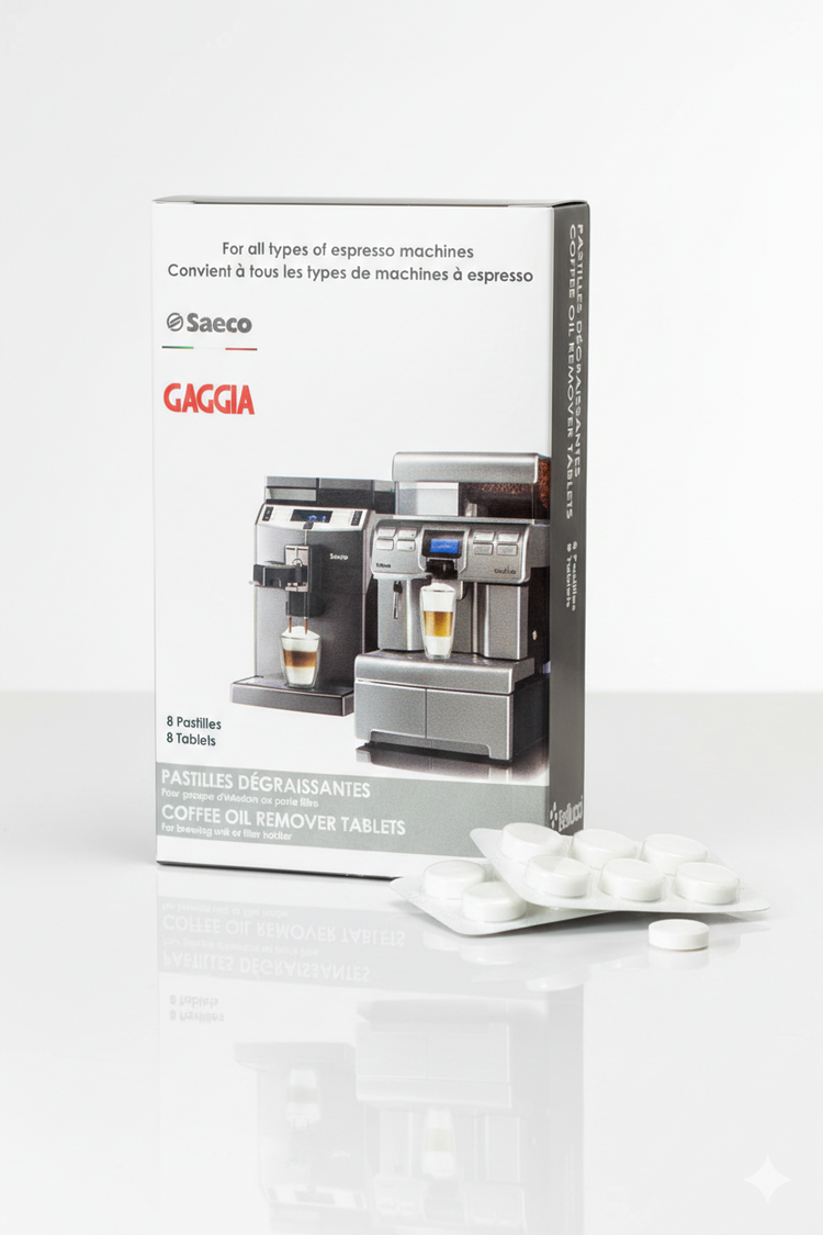 Pastilles dégraissantes machine espresso Saeco Gaggia – Espresso machine degreasing tablets | Di Napoli Caffè