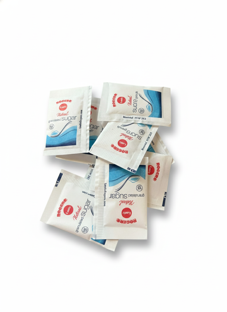 Sachets de sucre blanc en vrac – Bulk white sugar packets | Di Napoli Caffè