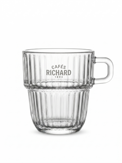 Tasses de comptoir en verre Richard – Richard glass counter cups | Di Napoli Caffè