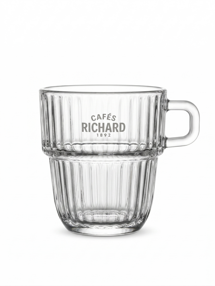Tasses de comptoir en verre Richard – Richard glass counter cups | Di Napoli Caffè
