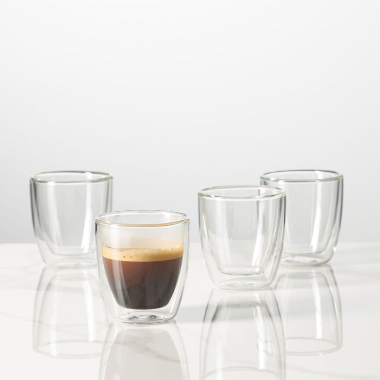 Verres à espresso double paroi Bellucci – Double wall espresso glasses | Di Napoli Caffè